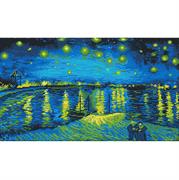 DIAMOND DOTZ - Starry Night Over The Rhone (Apres Van Gogh) - 35 x 62cm